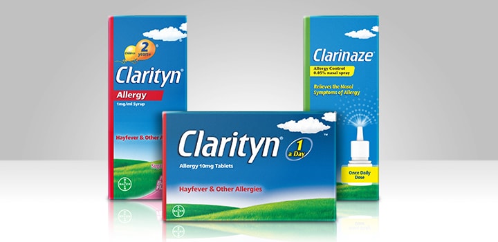 Clarityn Family packshots